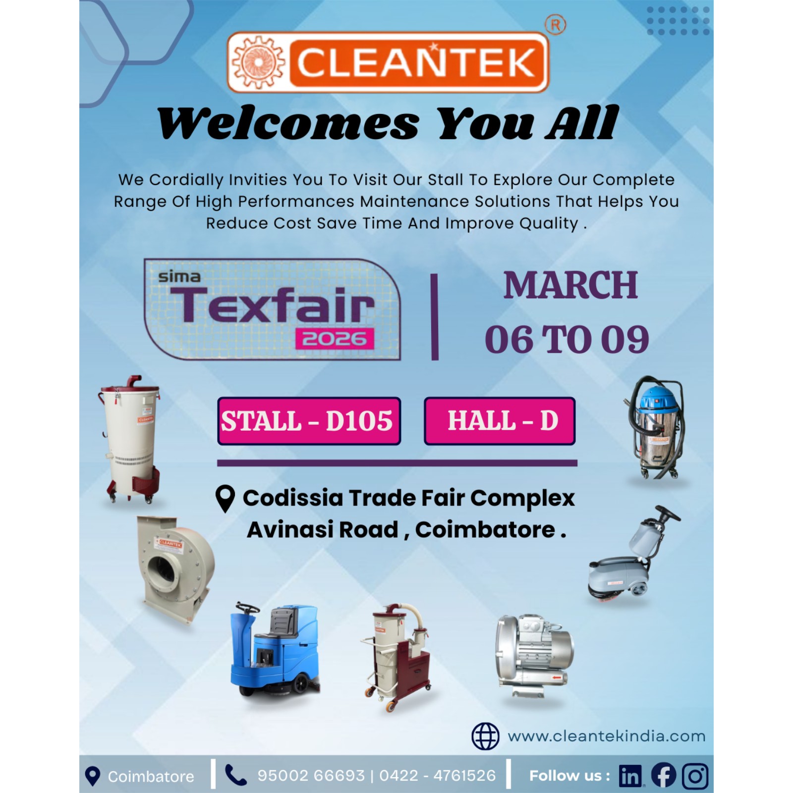 Texfair 2026 cleantek